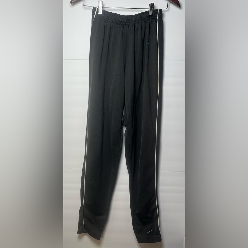Nike Womens Black Athletic Pants Size Medium Zip Ankles
